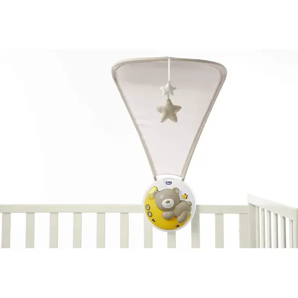 Hudobný projektor nad postieľku Next2Moon 3v1 na všetky postieľky vrátane Next2Me, neutral 0m