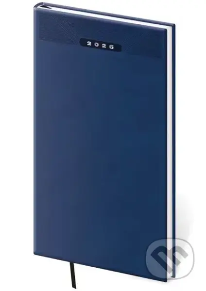 Kapesní diář 2026 Print Classic modrý