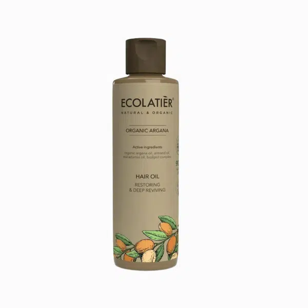 Vlasový olej regeneračný a hĺbkovo vyživujúci Organic Argana- 200ml - Ecolatier