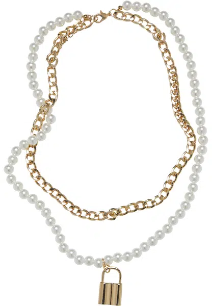 Pearl Layring Necklace - Gold Color