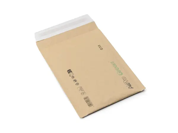 100 ks - Obálka papírová protinárazová 170x215mm s výplní, samolepicí, hnědá