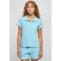 Women's towel Polo shirt balticblue
