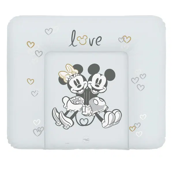 Podložka prebaľovacia mäkká na komodu (85x72) Disney Minnie & Mickey Grey