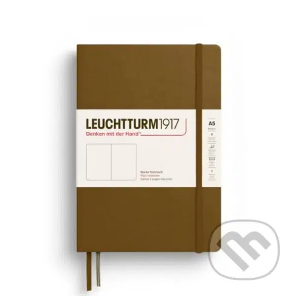 Leuchtturm1917 Zápisník Spice Brown Medium A5 čistý