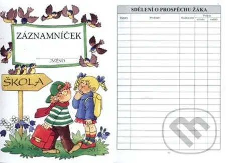 Záznamníček pro 1., 2., a 3. třídu