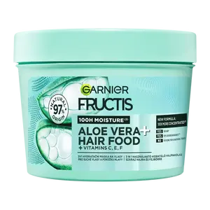Garnier Fructis Hair Food Hydratačná Aloe Vera maska na normálne až suché vlasy, 400 ml