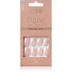 KISS Bare But Better Premium umělé nehty Mocha 30 ks