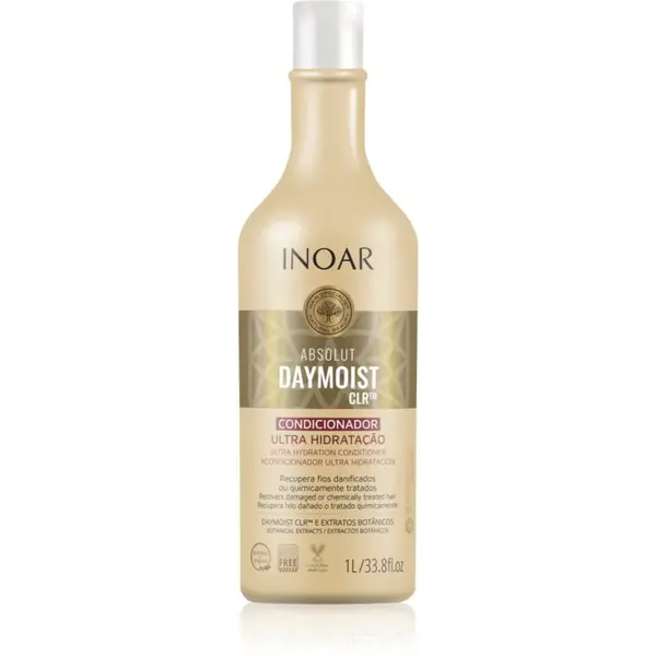 INOAR Absolut Daymoist CLR™ hloubkově hydratační kondicionér pro suché a barvené vlasy 1000 ml