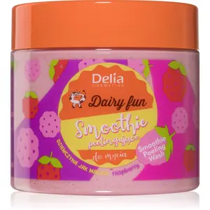 Delia Cosmetics Dairy Fun tělový peeling Raspberry 350 g