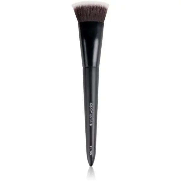 Brushworks Flat Top Contour Brush štětec na konturování typ NO. 11 1 ks