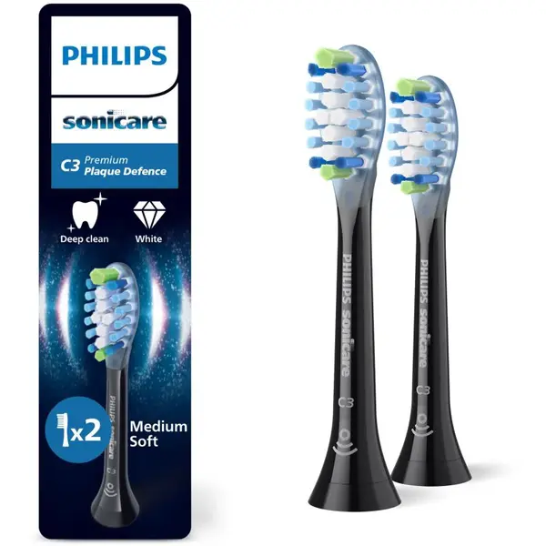 Philips Sonicare Premium Plaque Defense HX9042/88 náhradní hlavice pro zubní kartáček 2 ks