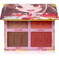 Rude Cosmetics Manga Face Palette multifunkční paleta na obličej odstín Rebel Rudeko 11.2 g