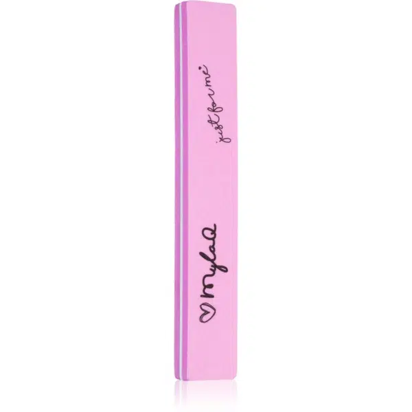 MYLAQ Buffer Block brusný blok pro zmatnění nehtu před modeláží barva Rose 100/180 1 ks