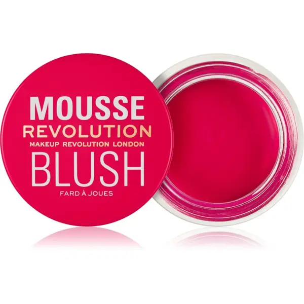 Revolution Mousse tvářenka odstín Juicy Fuchsia Pink 6 g