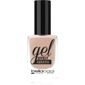 bellaoggi Gel Effect Keratin Nail Polish lak na nehty odstín Nude Look 10 ml