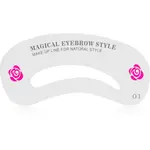 Lash Brow Eyebrow Stencil šablony na obočí 24 ks