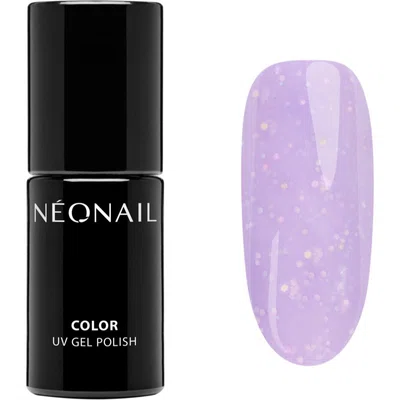NEONAIL Baby Bloomer gelový lak na nehty se třpytkami odstín Purple-mazing 7,2 ml