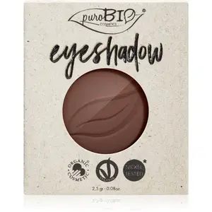 puroBIO Cosmetics Compact Eyeshadows oční stíny – náhradní náplň odstín 03 Brown 2.5 g