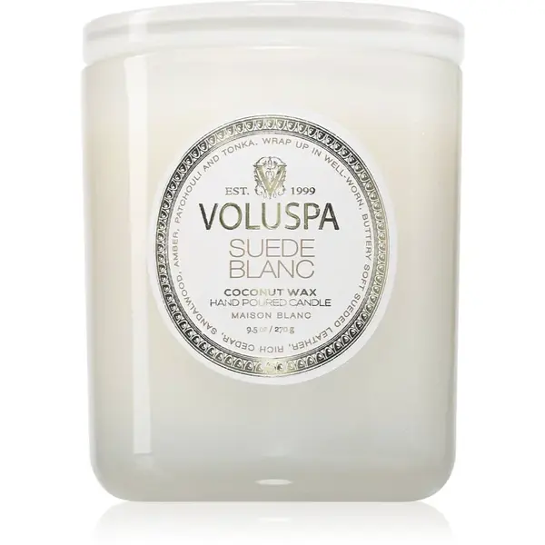 VOLUSPA Maison Blanc Suede Blanc vonná svíčka 270 g