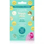 I Love Happy Skin jílová maska s Tea Tree oil 10 ml