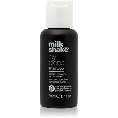 milk_shake® Icy Blond Shampoo šampon neutralizující žluté tóny pro blond vlasy 50 ml