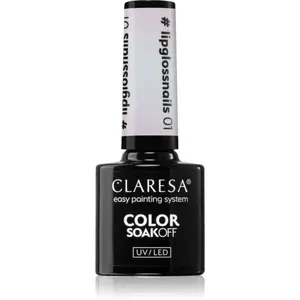 Claresa SoakOff UV/LED Color #lipglossnails gelový lak na nehty odstín 01 5 g