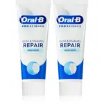 Oral B Gum & Enamel Repair Fresh White zubní pasta pro svěží dech 2x75 ml