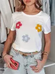 Dámske tričko s kvetmi DAISYLA