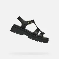 Black women's sandals Geox Adacter S - Women's