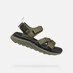 Khaki men's sandals Geox Spherica Actif X S - Men's