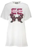 Biele krátke šaty Cavalli Class