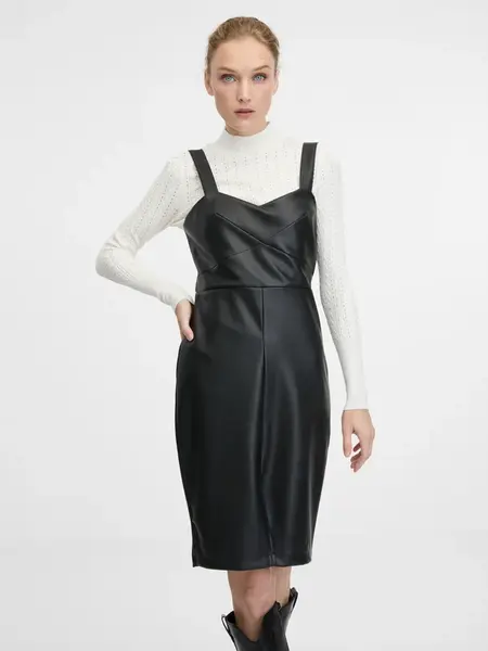 Black women's knee-length sheath dress ORSAY - Women's