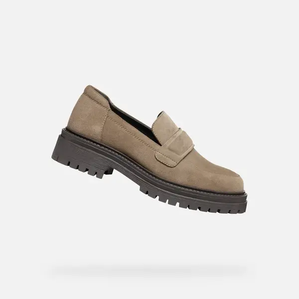 Beige women's moccasins Geox Iridea - Women's