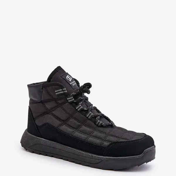 Zateplené Pánske Zimné Topánky Šnurovacie Progress