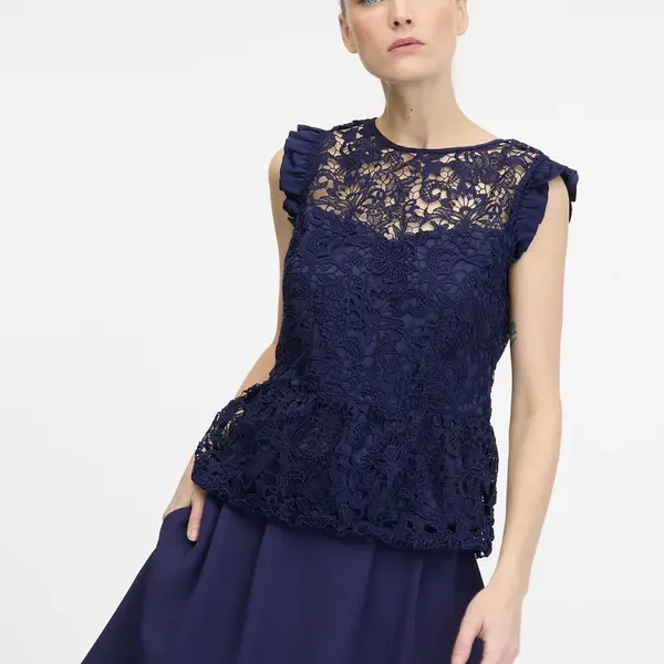 Dark blue women's blouse ORSAY - Women's