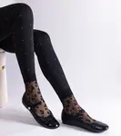 Gemre Čierne balerínky s lakovanou špičkou na suchý zips Jaures