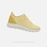 Yellow women's sneakers Geox Spherica - Women's