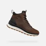 Brown men's ankle boots Geox Spherica Actif X2 - Men