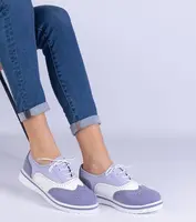 Gemre Fialové klasické oxfordky Toddi