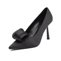 Black women's pumps on heel ORSAY - Women's