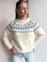 Dámsky sveter SKADOVA jasnobežový