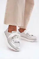 S. BARSKI Dámske Kožené Tenisky Na Platforme D&A