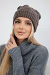 Kesi Dámska čiapka Nastia K373 mocca