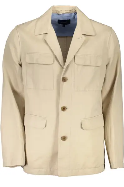 Pánska béžová športová bunda GANT