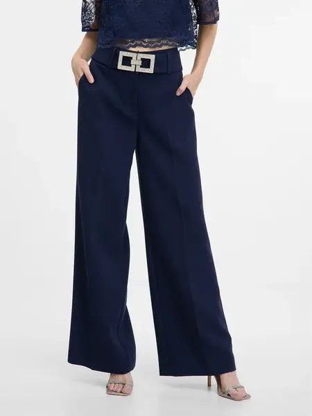 Blue women's trousers ORSAY - Women's