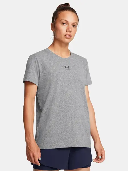 Women's T-shirt Under Armour UA Rival Core SS-GRY - Women's
