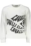 CAVALLI CLASS SWEATSHIRT WITHOUT ZIP MEN WHITE