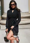 Edoti Fashionable women's mini dress DL