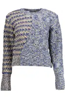 DESIGUAL WOMEN'S BLUE SWEATER