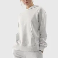 Dámska Mikina S Kapucňou Nezapinateľná 4F Sivá 4FWMM00TSW